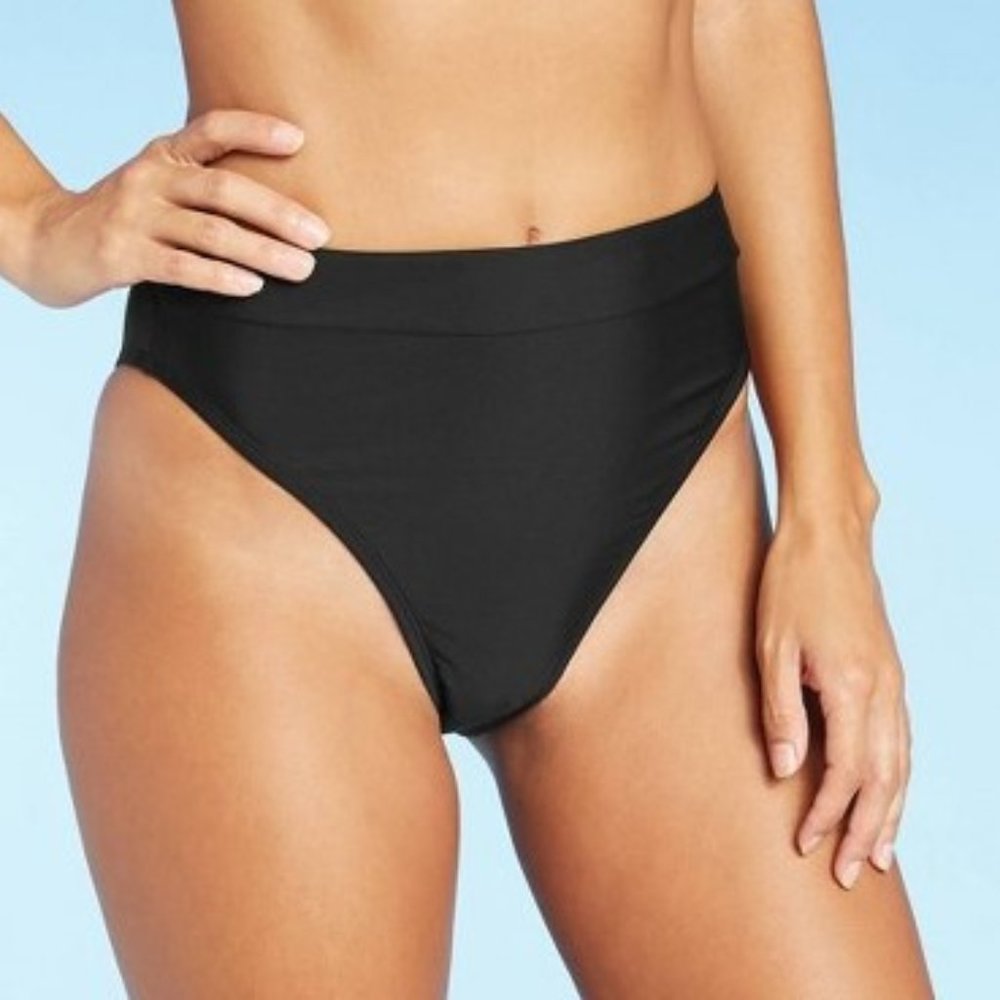 High Leg High Waist Bikini Bottom